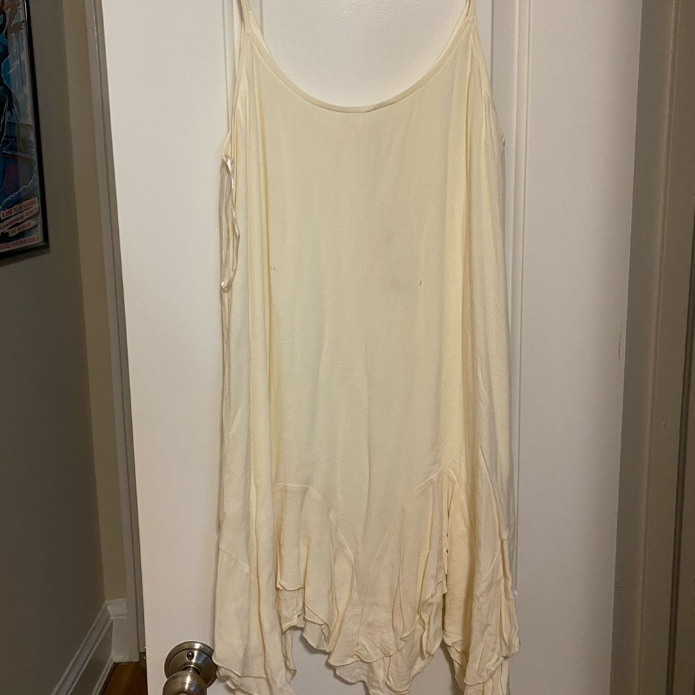 Cream flowy dress